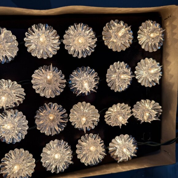 Vintage Kurt Adler Santa's World 35 Diamond Crystal light set Christmas Working - Picture 16 of 16